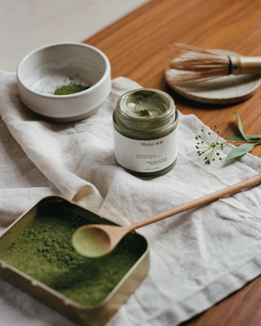 Ohlolly Korean Skincare Hyeja Vegan Matcha Gentle Mud Cream Mask