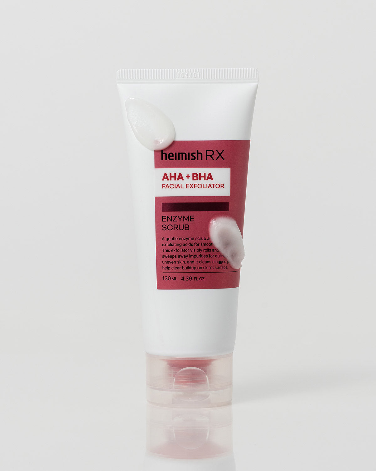 Heimish RX AHA + BHA Enzyme Scrub, Gentle Gommage Exfoliator For Brighter, Smoother, Glowing Skin