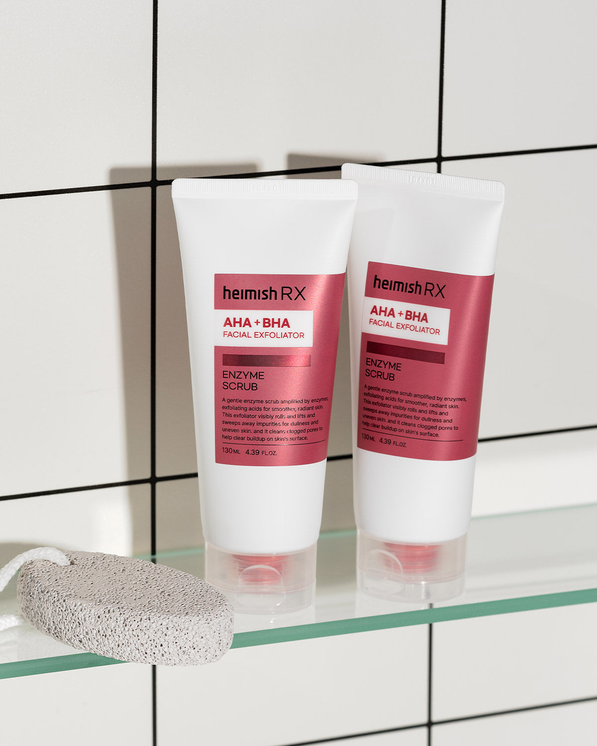 Heimish RX AHA + BHA Enzyme Scrub, Gentle Gommage Exfoliator For Brighter, Smoother, Glowing Skin