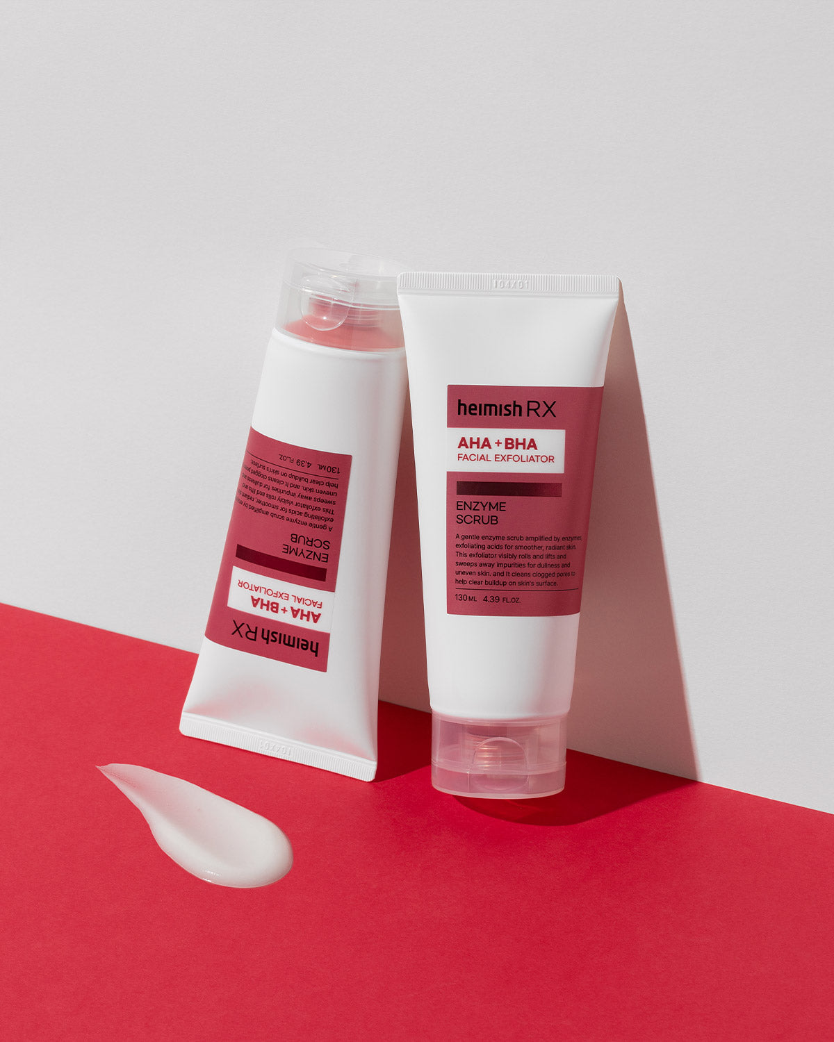 Heimish RX AHA + BHA Enzyme Scrub, Gentle Gommage Exfoliator For Brighter, Smoother, Glowing Skin
