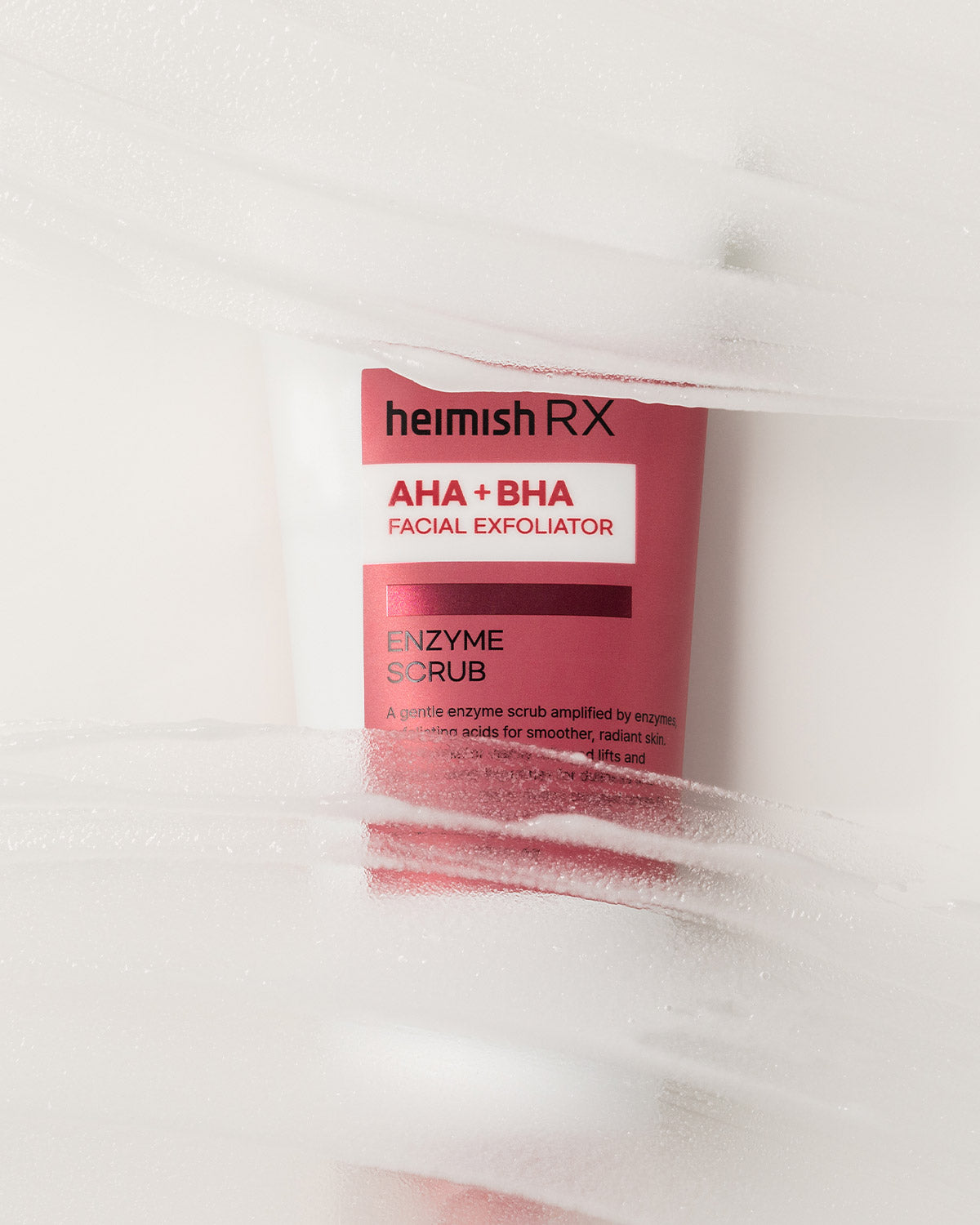 Heimish RX AHA + BHA Enzyme Scrub, Gentle Gommage Exfoliator For Brighter, Smoother, Glowing Skin