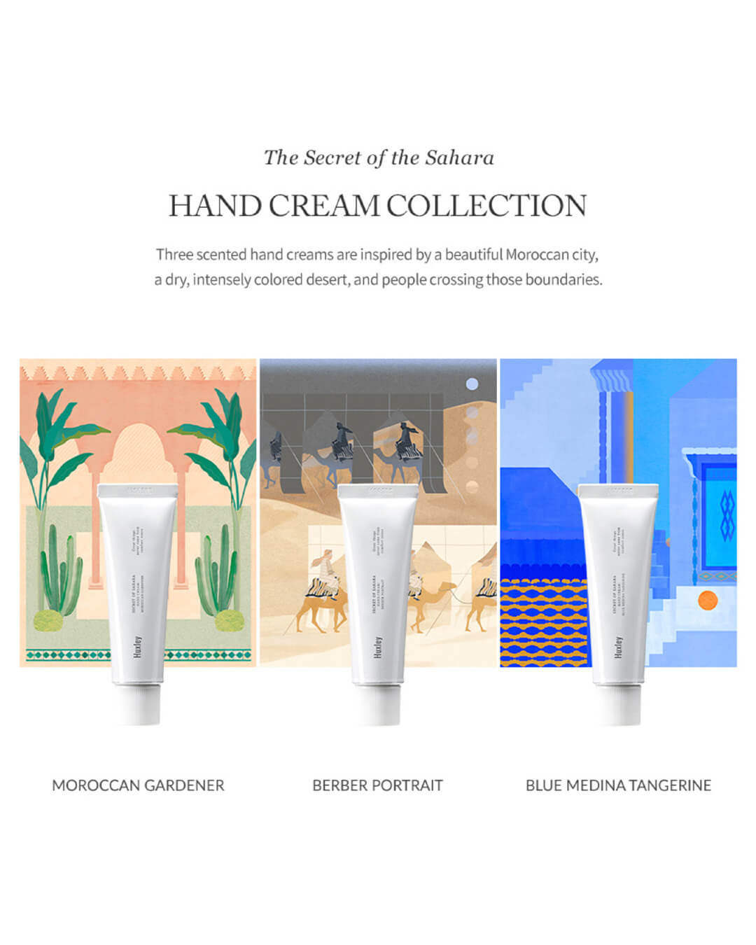 Ohlolly K-Beauty Huxley Hand Cream Trio