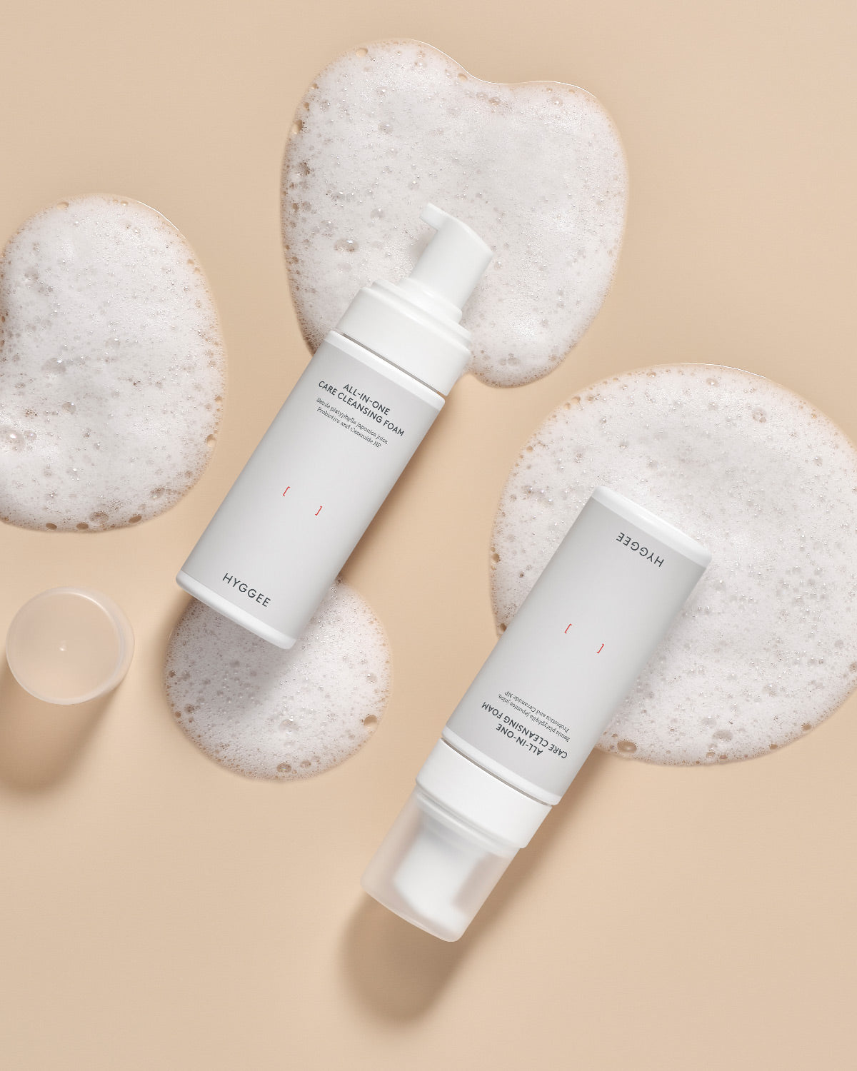 Hyggee All-In-One Care Cleansing Foam_Gentle and Hydrating Bubble Mousse Cleanser for Balanced Skin