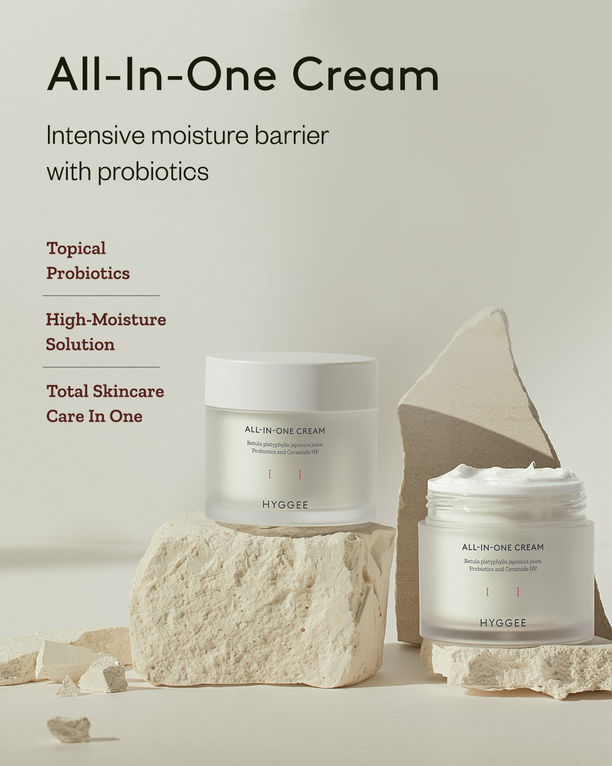 Hyggee All-In-One Cream_Deeply Hydrating and Strengthening Moisturizer with Probiotics