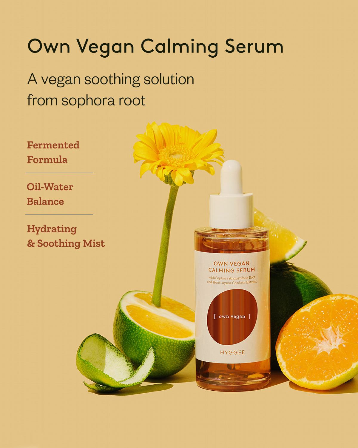 Hyggee Own Vegan Calming Serum_Vegan Soothing, Hydrating & Barrier-Strengthening Serum