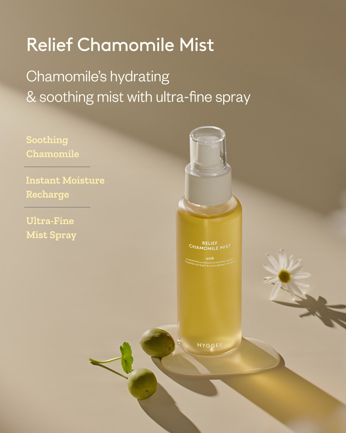 Hyggee Relief Chamomile Mist_Hydrating and Soothing Chamomile Face Mist