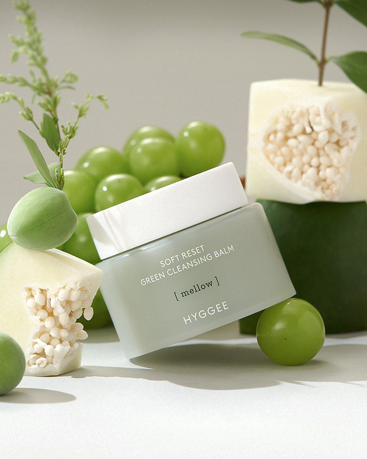 Hyggee Soft Reset Green Cleansing Balm_Certified Vegan Moisturizing Sherbet Cleansing Balm with Superfoods