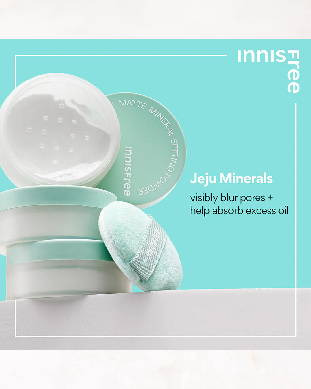 Ohlolly K-Beauty Skincare Innisfree No Sebum Powder