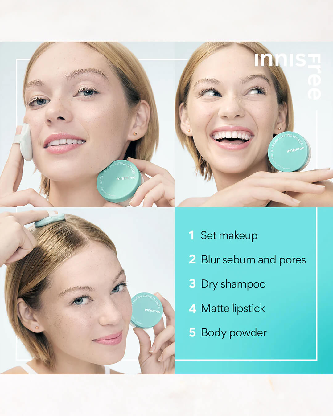 Ohlolly K-Beauty Skincare Innisfree No Sebum Powder