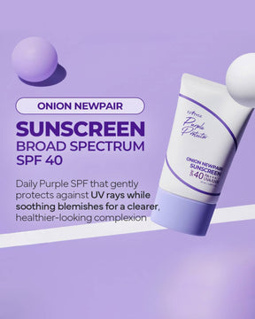 Isntree Onion Newpair Sunscreen_Hydrating and Blemish-Soothing Complete Daily Sunscreen