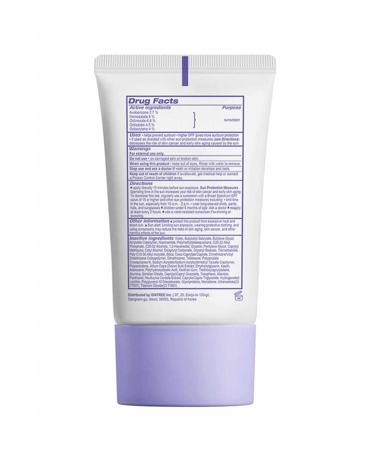 Isntree Onion Newpair Sunscreen_Hydrating and Blemish-Soothing Complete Daily Sunscreen