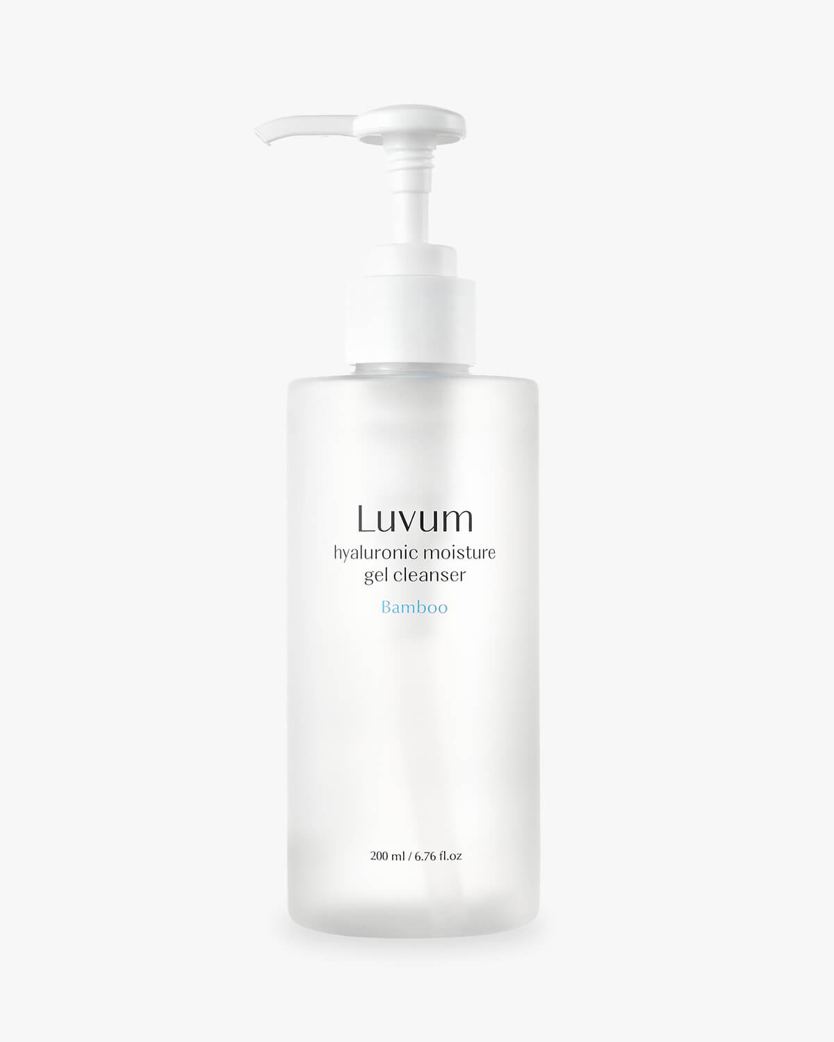 lucky bamboo cleanser Luvum Bamboo Hyaluronic Moisture Gel Cleanser