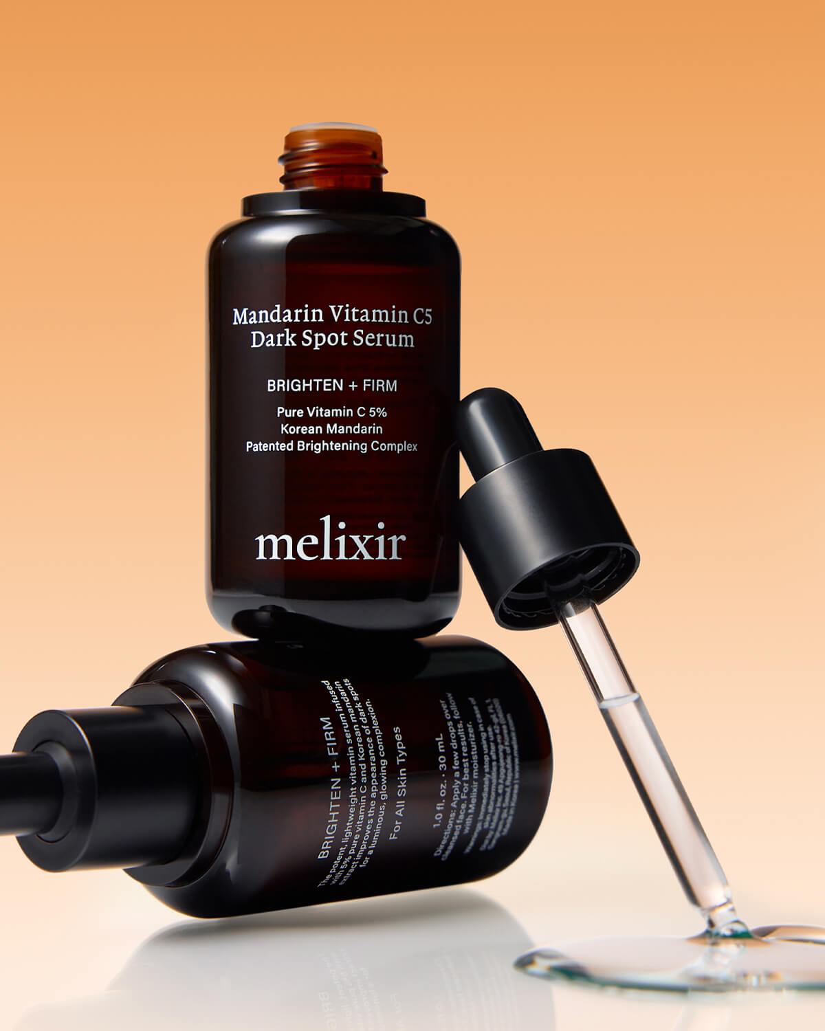Melixir Mandarin Vitamin C5 Dark Spot Serum_Brightening Vitamin C Serum for Dark Circles & Uneven Tones