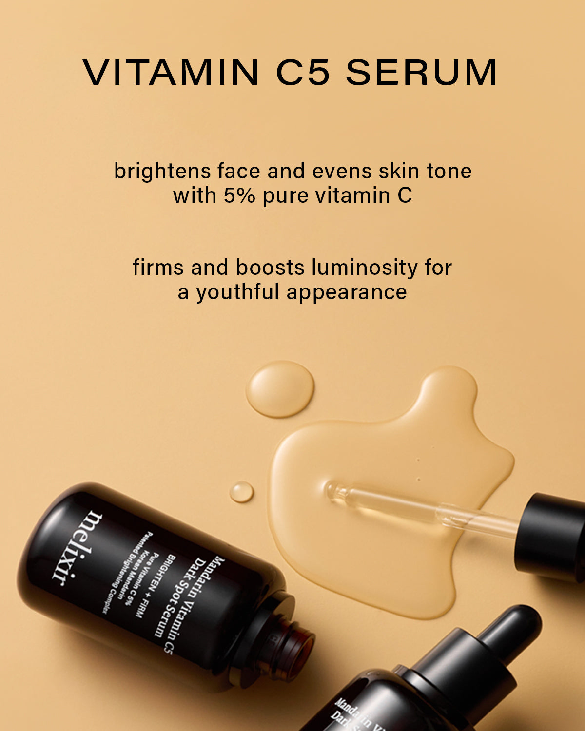 Melixir Mandarin Vitamin C5 Dark Spot Serum