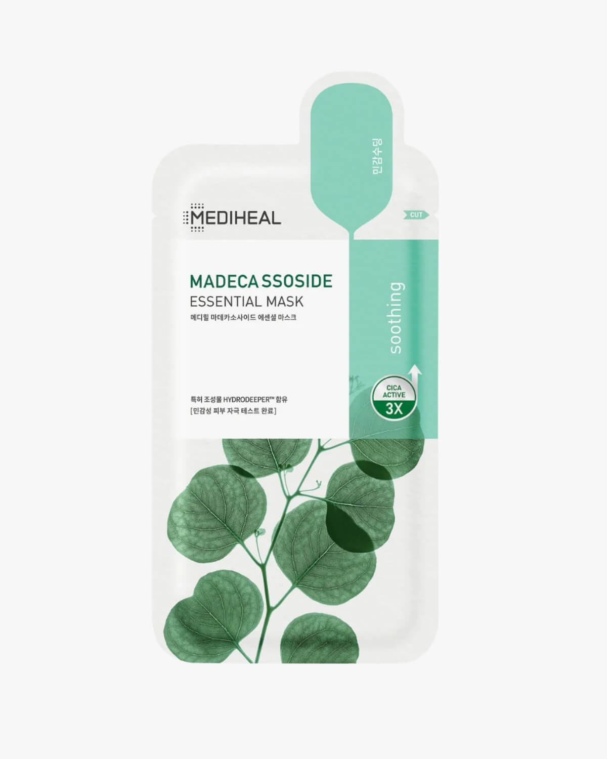 Mediheal Madecassoside Essential Mask_Soothing & Balancing Sheet Mask, hero image on a white background