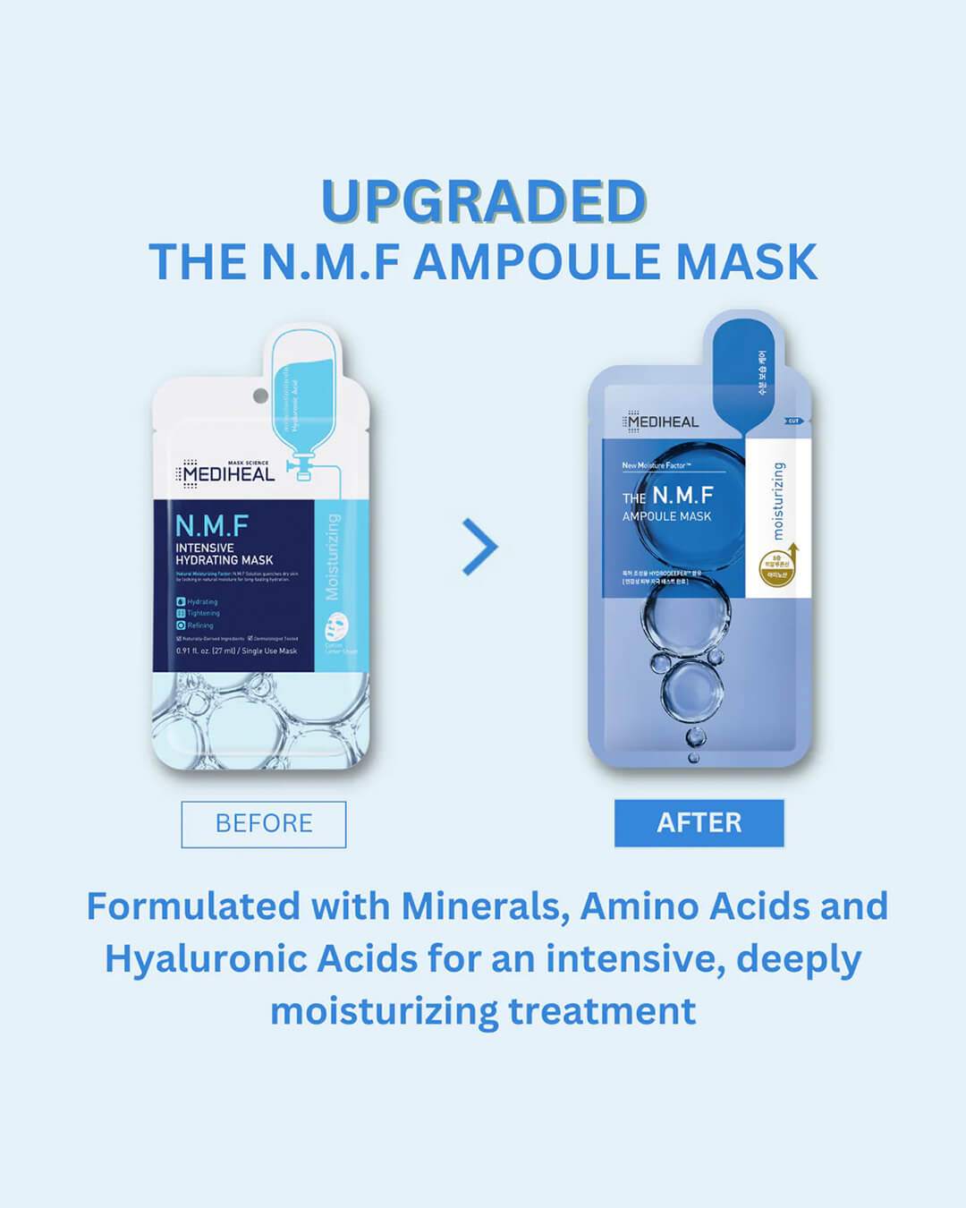 Ohlolly Korean Skincare Mediheal the N.M.F. Ampoule Mask