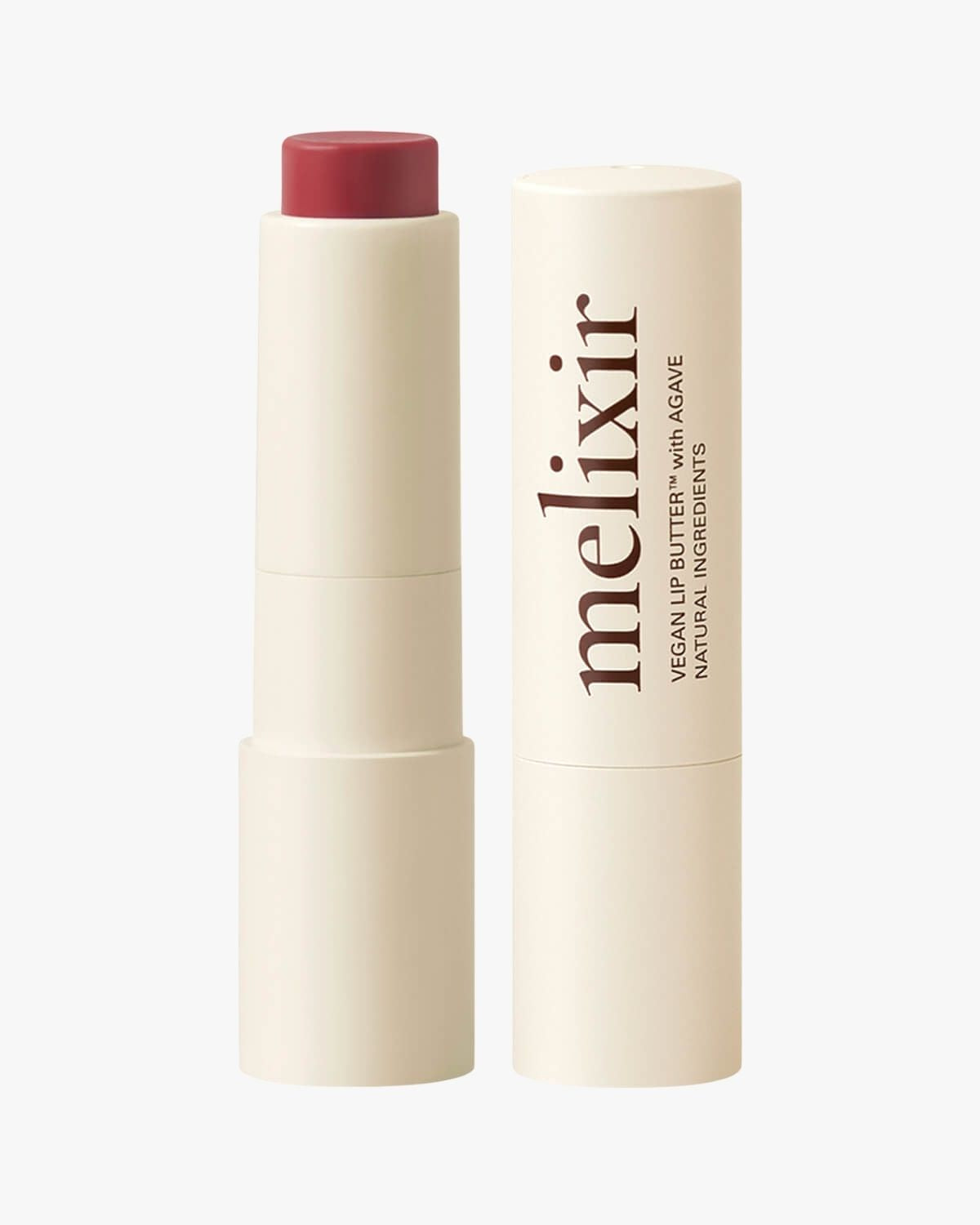 Melixir Vegan Lip Butter_Hydrating Vegan Lip Balm with Agave and Shea Butter + Flattering Tints
