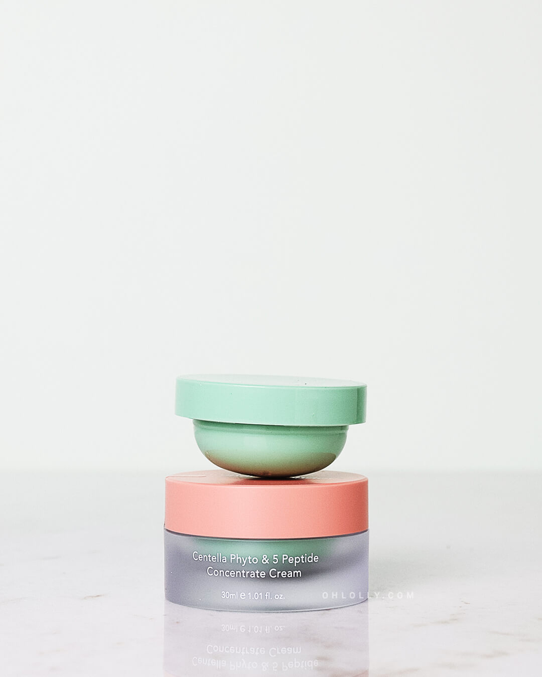 Ohlolly K-Beauty Skincare Centella Phyto & 5 Peptide Concentrate Cream+Refill
