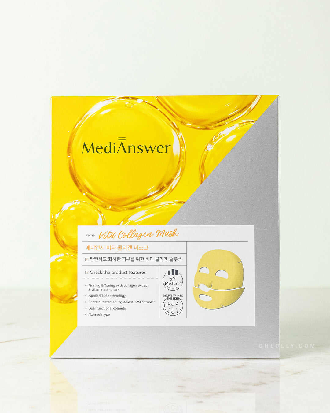 Ohlolly Korean Skincare Online Shop MediAnswer Vita Collagen Mask