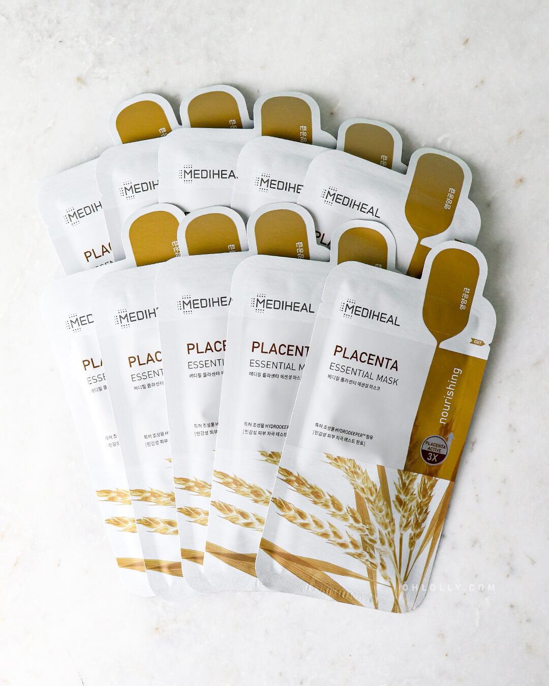 Ohlolly Korean Skincare Mediheal Placenta Essential Mask