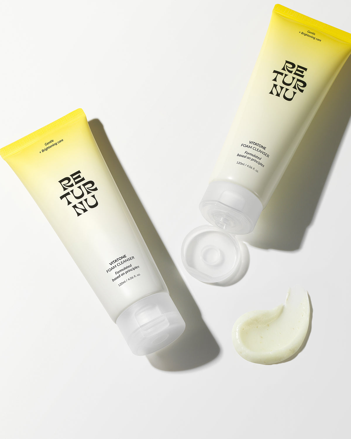 Returnu Vitatone Foam Cleanser_Hypoallergenic, Brightening, Low pH Daily Cleanser