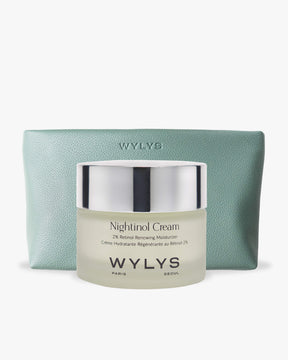 WYLYS Retinol Nightinol Cream & Sage Verte Makeup Bag Combo