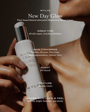 WYLYS New Day Glow When You Love Your Skin Plant-based Retinol-alternative Bakuchiol Vitamin C Pressed Serum Cream 