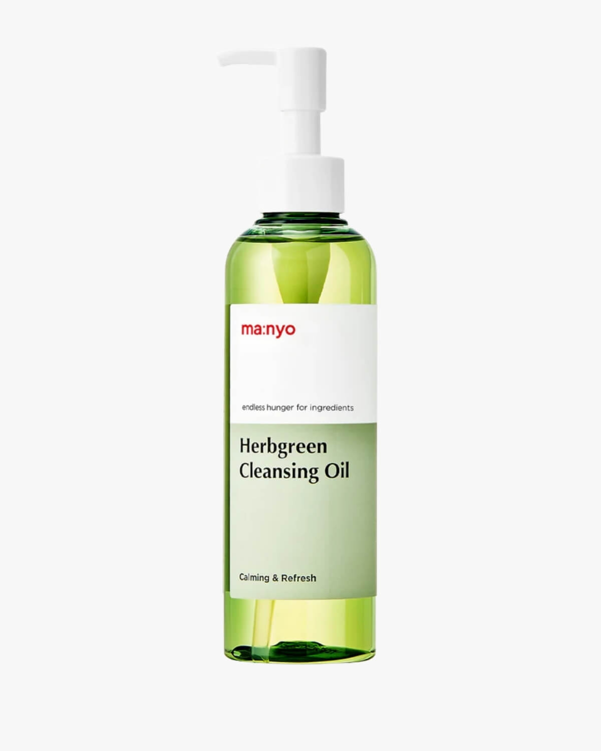 ma:nyo Herbgreen Cleansing Oil_Non-Stripping Cleansing OIl, product hero image on a white background