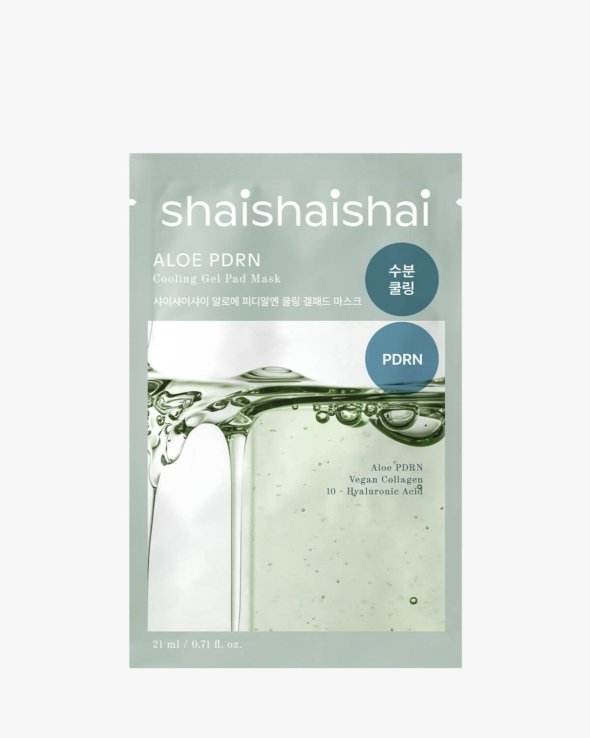 shaishaishai Aloe PDRN Cooling Gel Pad Mask_Soothing Gel Sheet for Plump and Calm Skin in Minutes