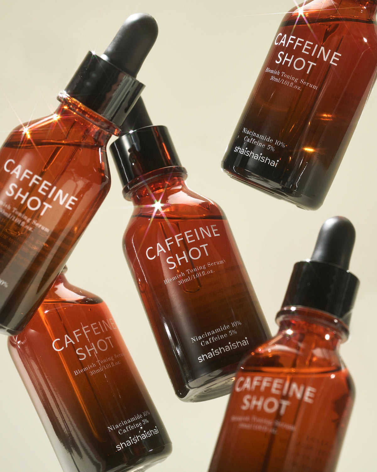 shaishaishai Caffeine Shot Blemish Toning Serum_Brightening & Pore-Tightening Serum for Blemish-Prone Skin