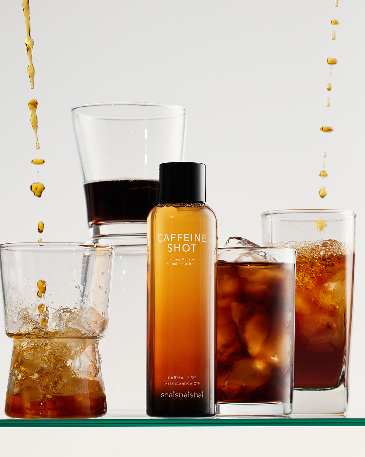 shaishaishai Caffeine Shot Toning Booster_Brightening & Hydrating Toner with Gentle Exfoliation