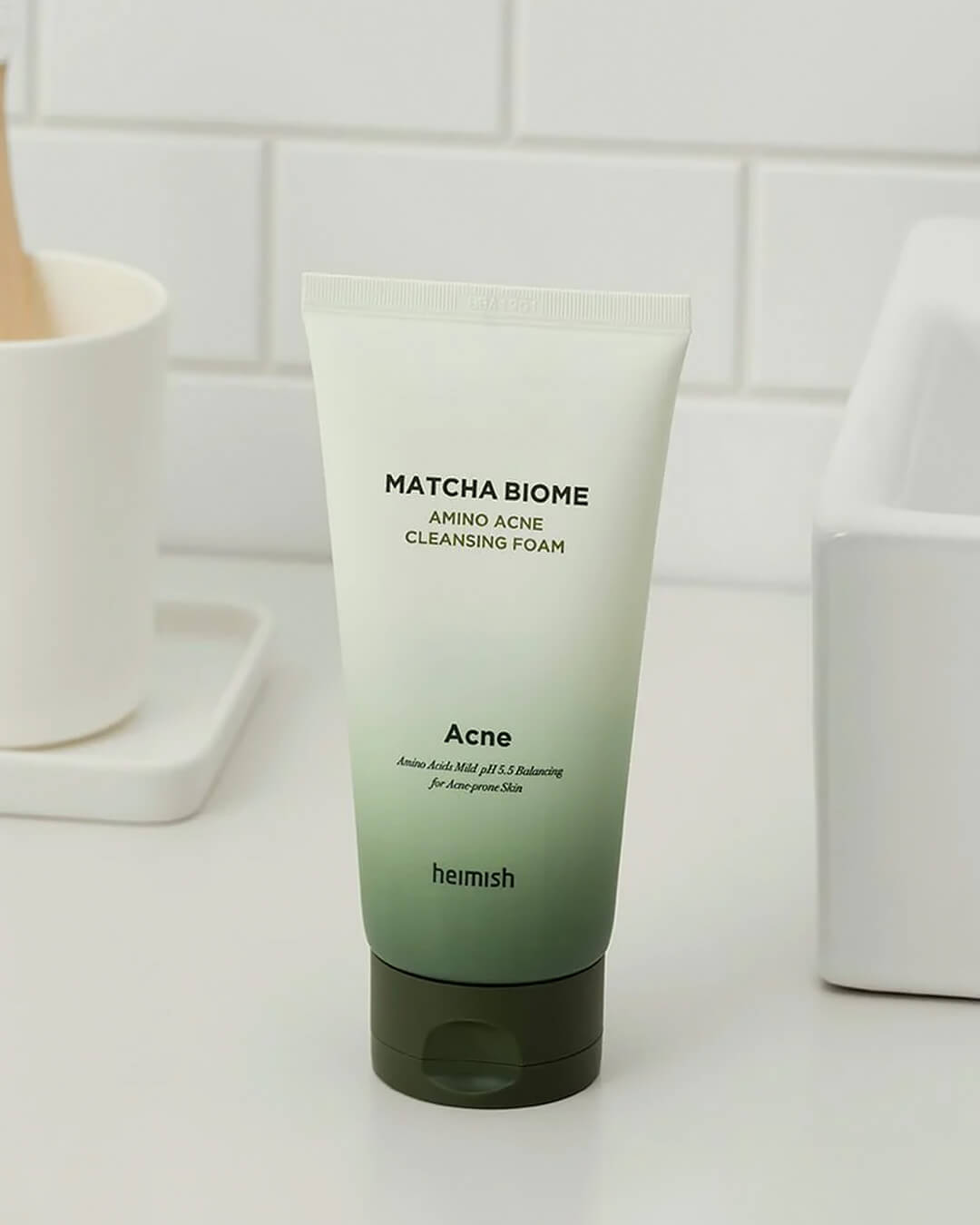 Heimish Matcha Biome Amino Acne Cleansing Foam Ohlolly Korean Skincare Cleanser