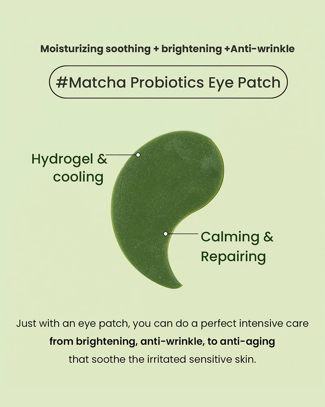 Heimish Matcha Biome Hydrogel Eye Patch Ohlolly Korean Skincare