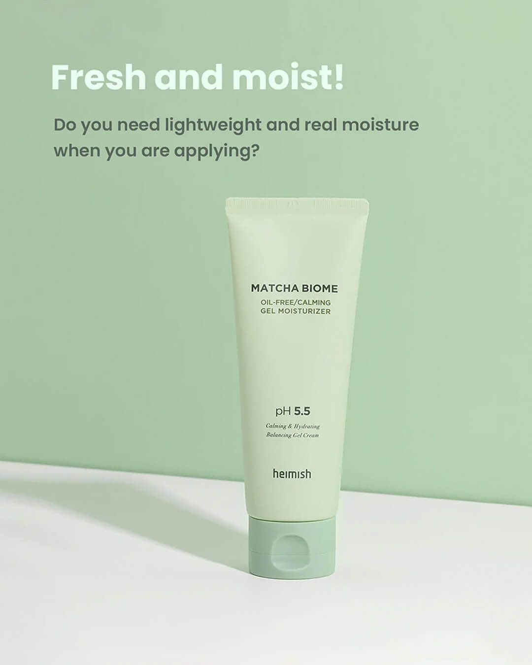 Heimish Matcha Biome Oil-Free Calming Gel Moisturizer Ohlolly Korean Skincare