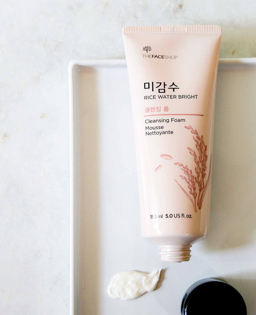 The Face Shop Rice Water Bright Cleansing Foam - OHLOLLY - 2