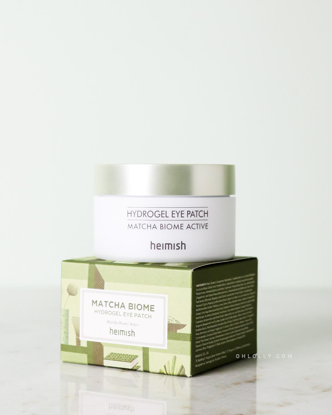 Heimish Matcha Biome Hydrogel Eye Patch Ohlolly Korean Skincare