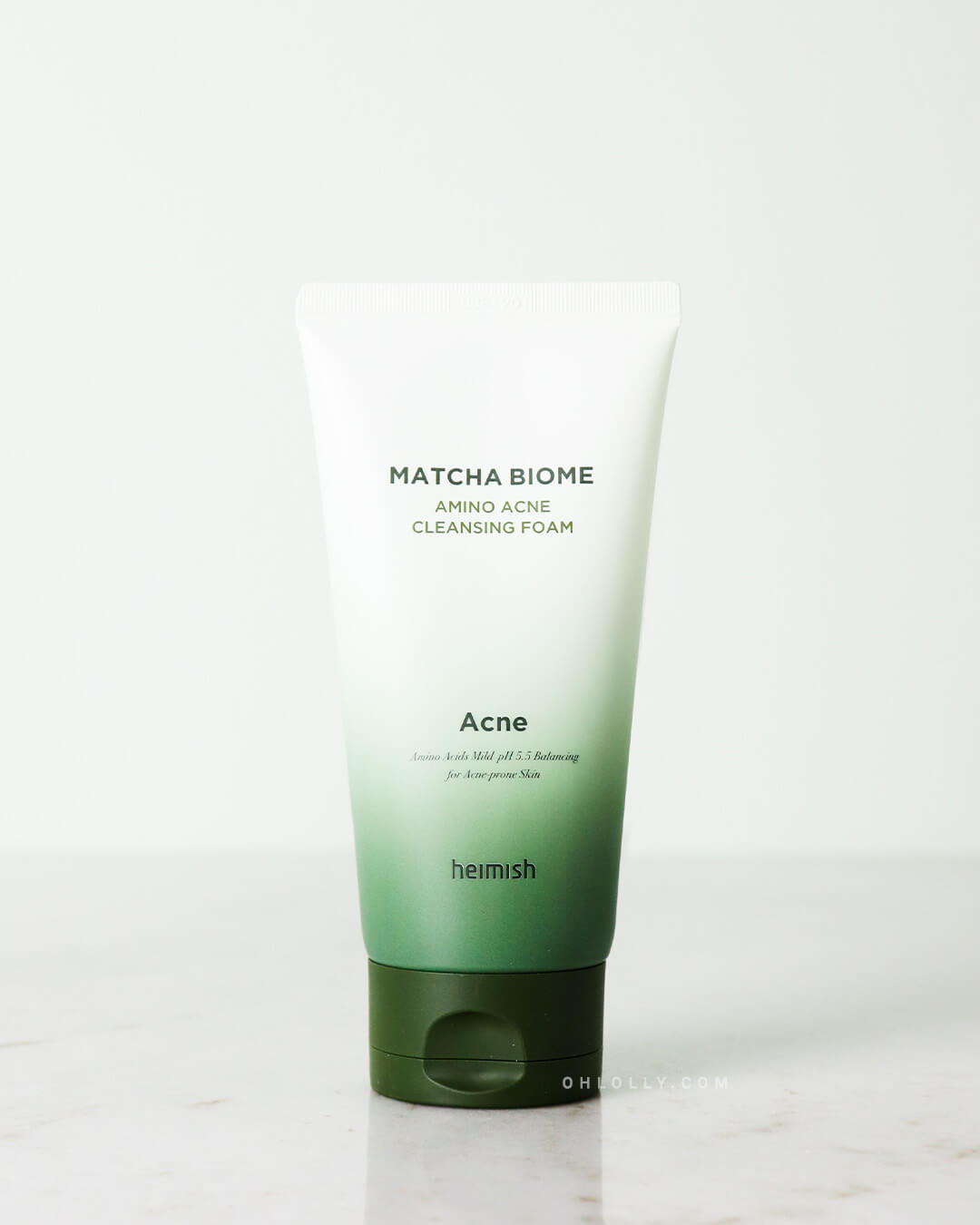 Heimish Matcha Biome Amino Acne Cleansing Foam Ohlolly Korean Skincare Cleanser