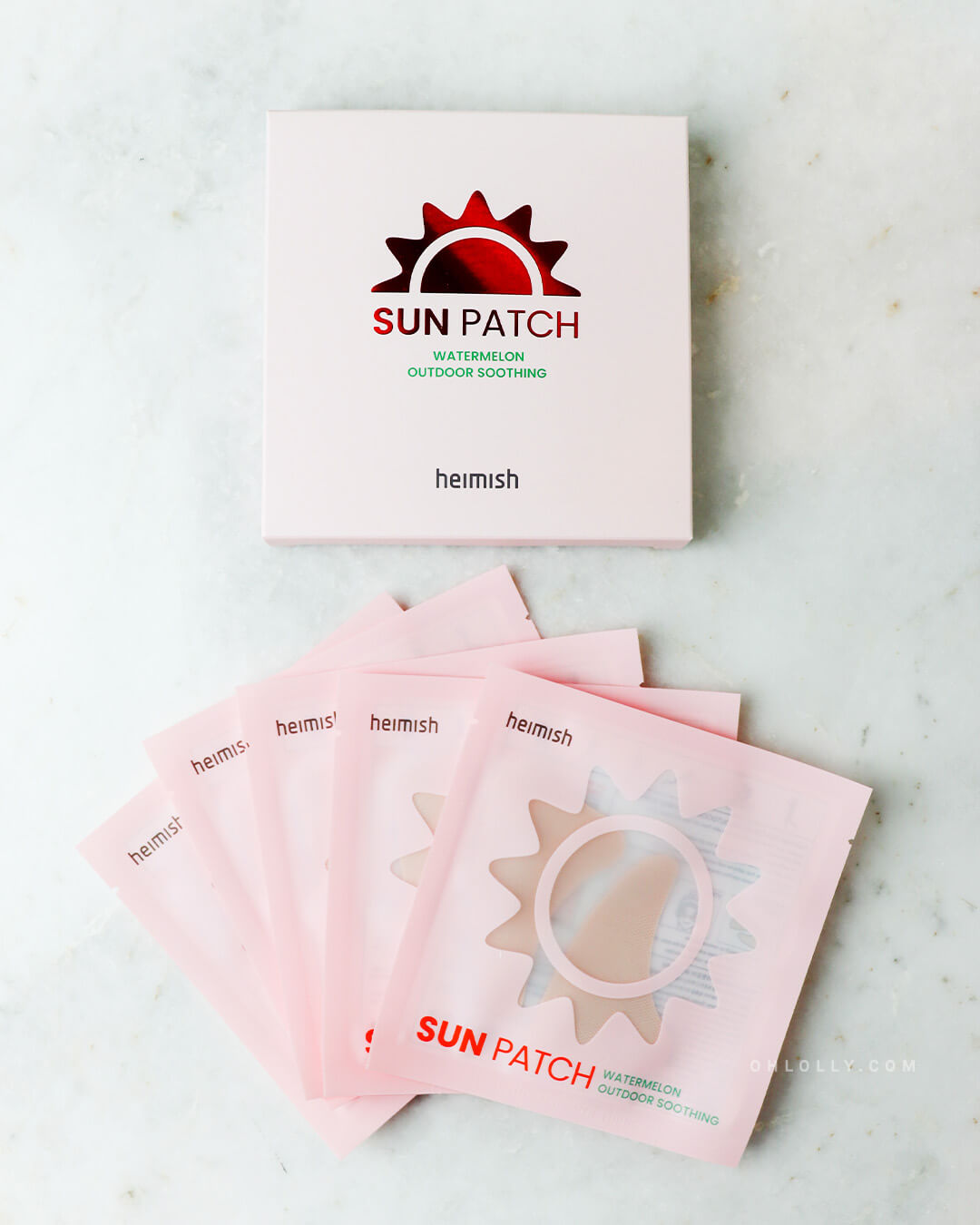 Heimish Watermelon Soothing Sun Patch Ohlolly Korean Skincare UV Protection