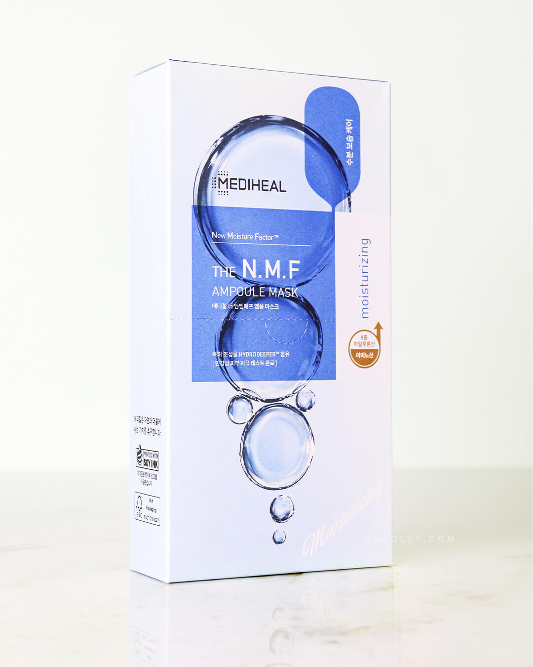 Ohlolly Korean Skincare Mediheal the N.M.F. Ampoule Mask