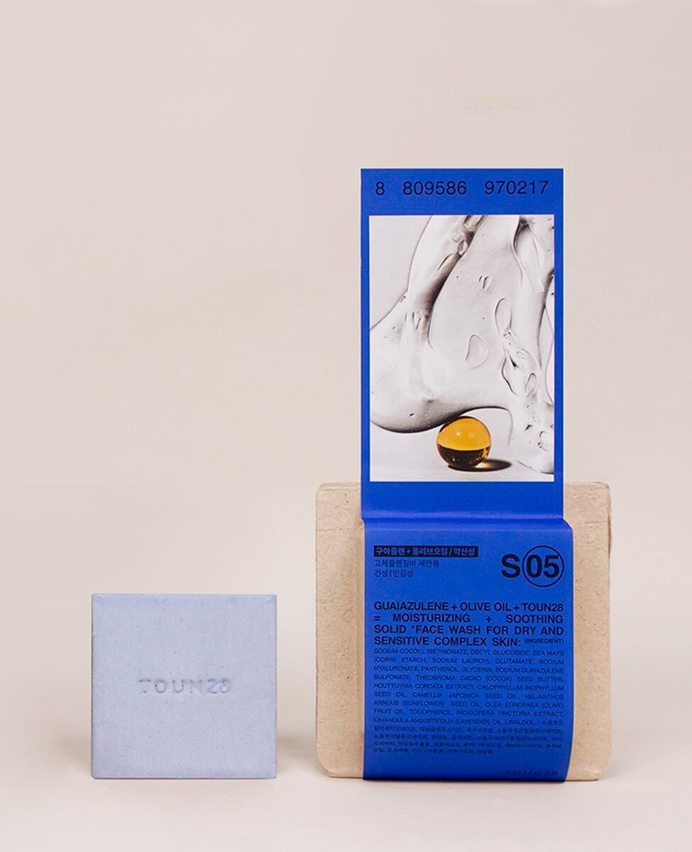 Toun28 Face Bar S05 Guaiazulene + Olive Oil